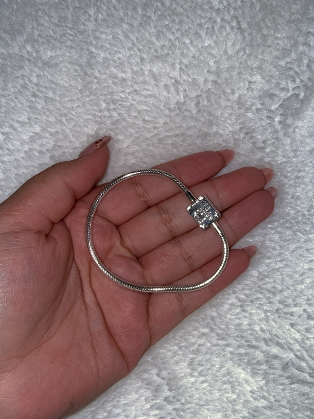 Pandora Disney Princess Storybook Lab-Grown Diamond Snake Chain Bracelet